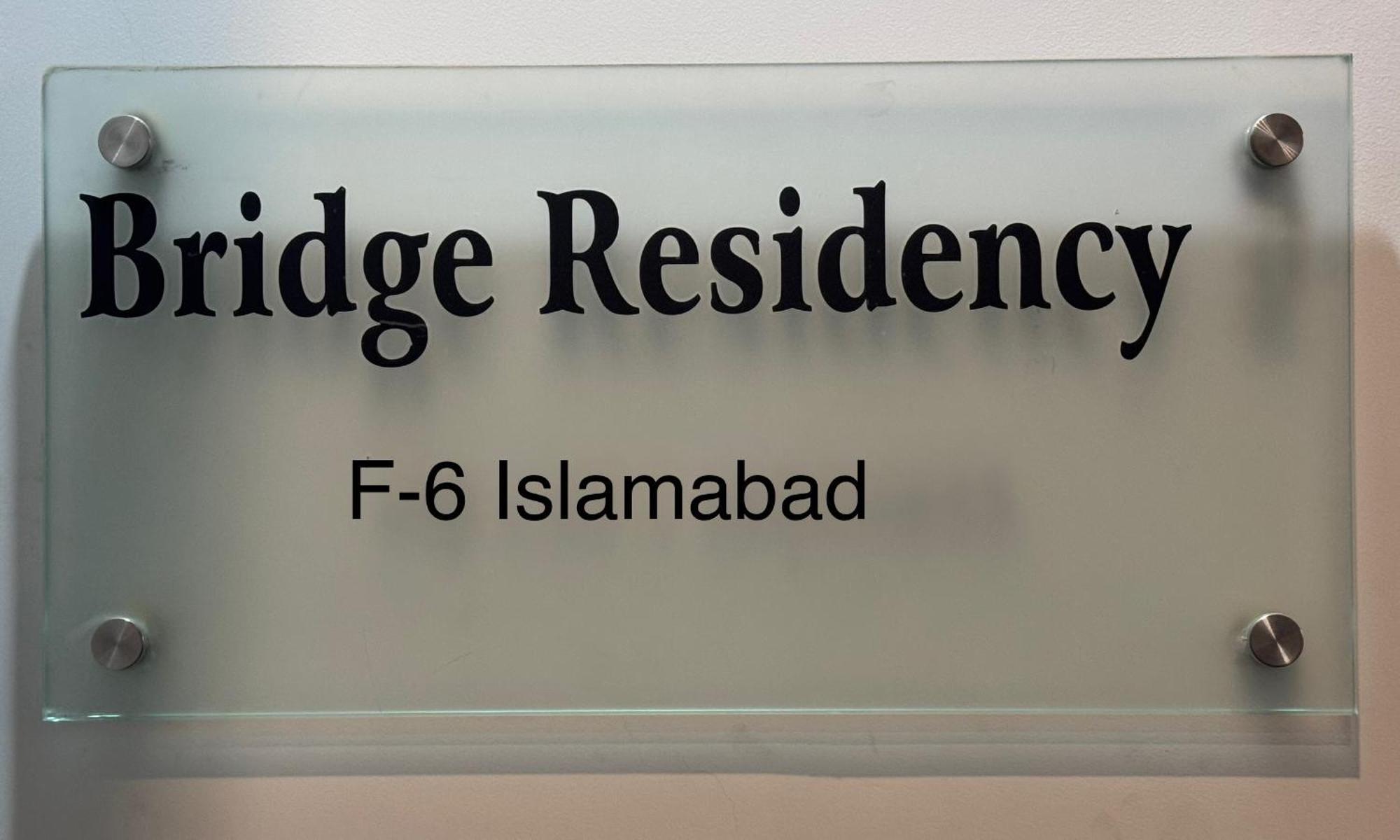 Bridge Residency-1, Sector F-6 Islamabad Exterior foto